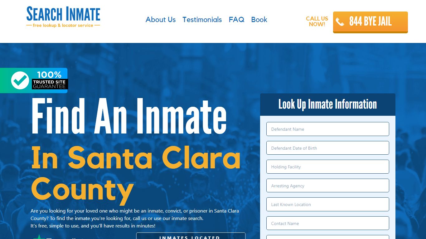 Find An Inmate in Santa Clara County – SearchInmate.com